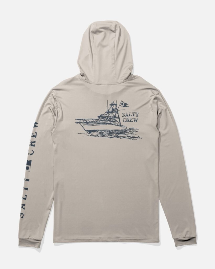Salty Crew On Board Hood Sunshirt