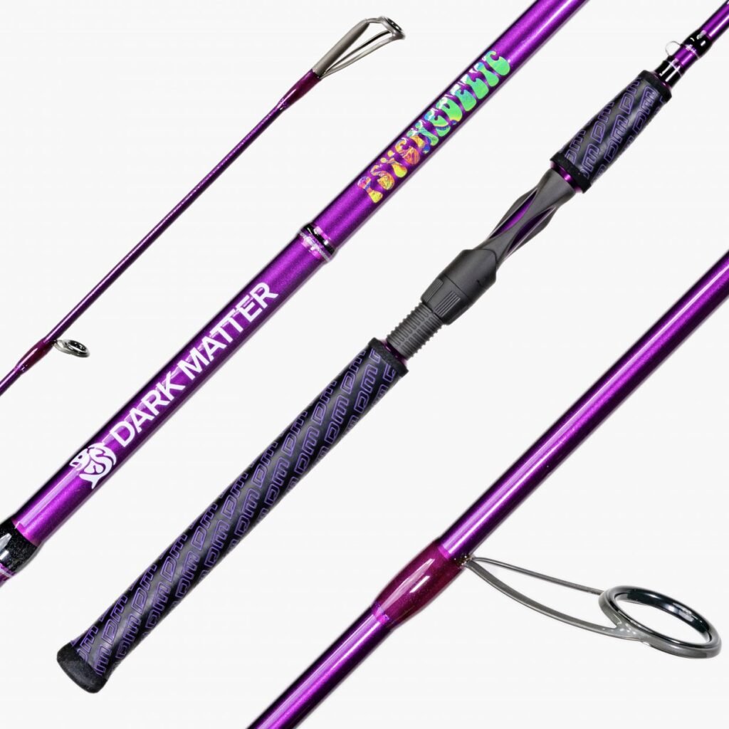 Dark Matter Psychedelic Spinning Rods