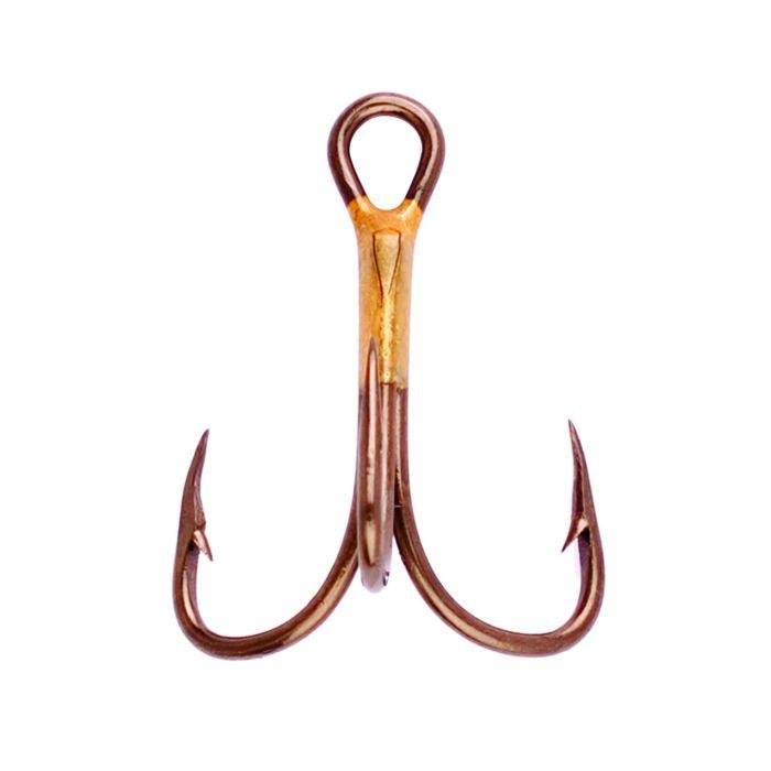 Eagle Claw Bronze Treble Hooks