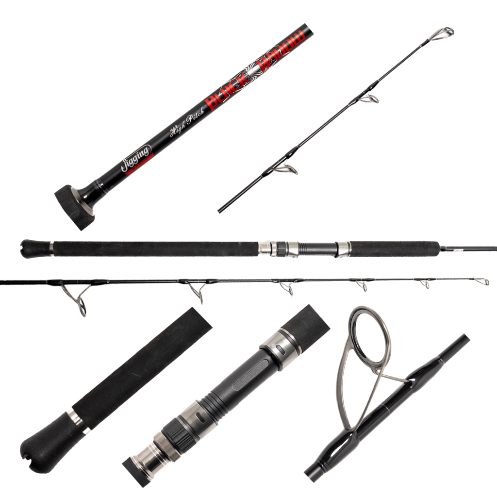 Jigging World Black Widow 2.0 Hi-Pitch Spinning Rods