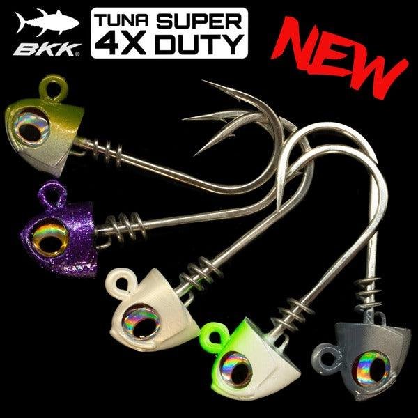 NLBN - No Live Bait Needed Tuna 4x Super-Duty Screw Lock Jig Heads