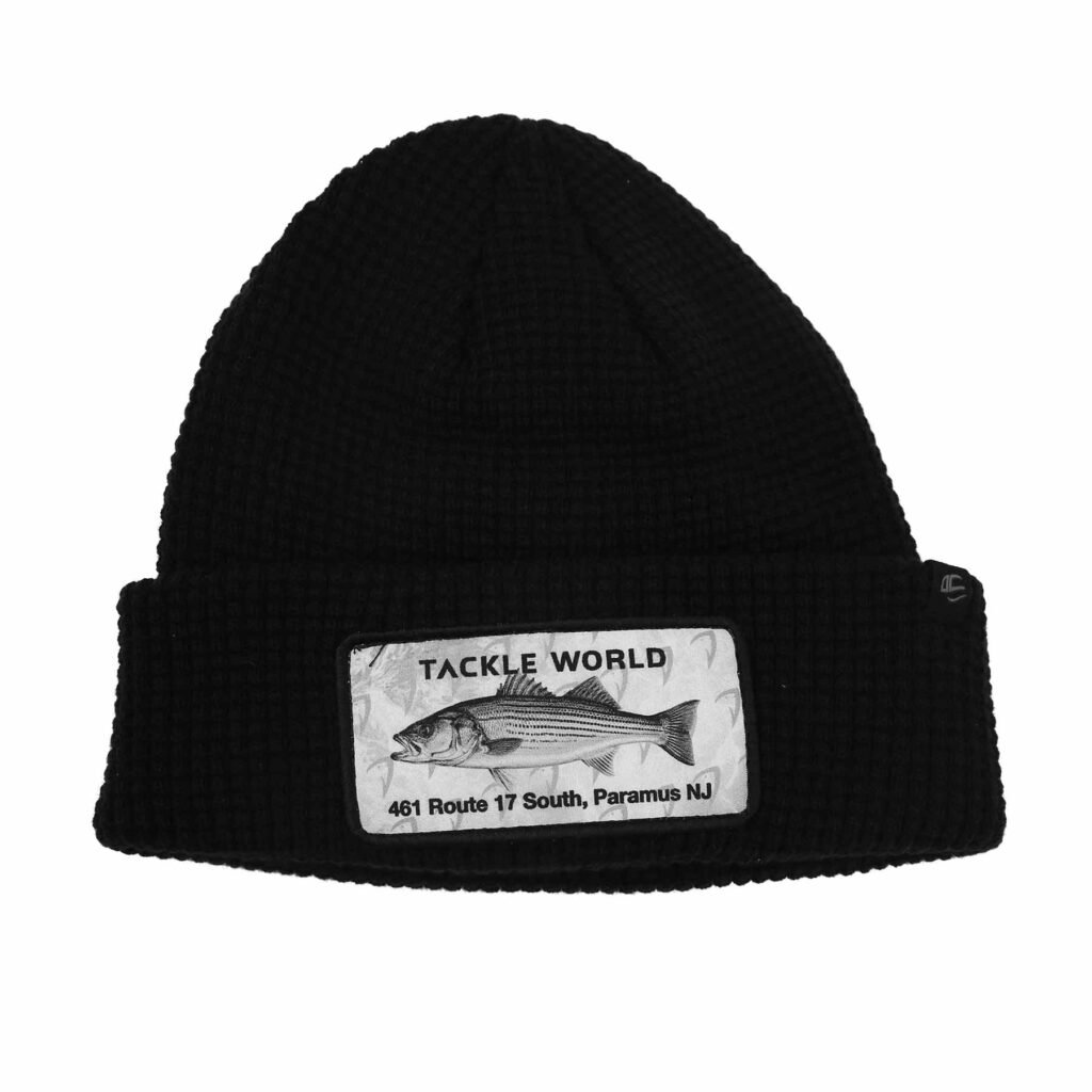 Tackle World Waffle Beanie Striped Bass