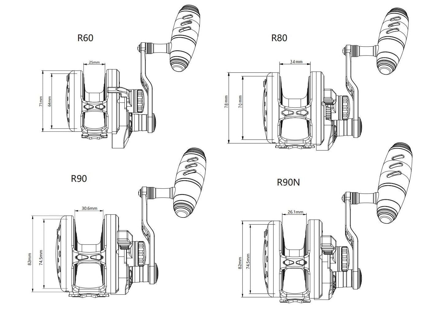 Maxel Rage Drag Conventional Reels - Image 4