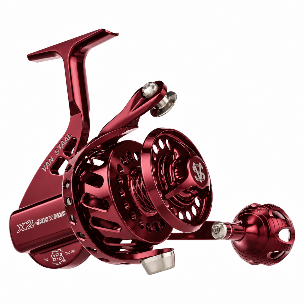 Van Staal VS 150RX2 Limited Edition Red Bail-Less Spinning Reels (Pre-Order)