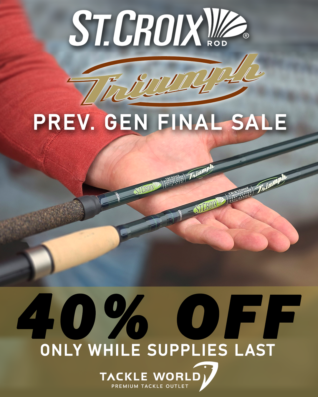 St. Croix Triumph Travel Spinning Rods *Final Sale* - Image 2